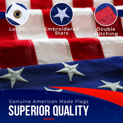 American Flag Made in Usa | American Flags for Outside 3X5