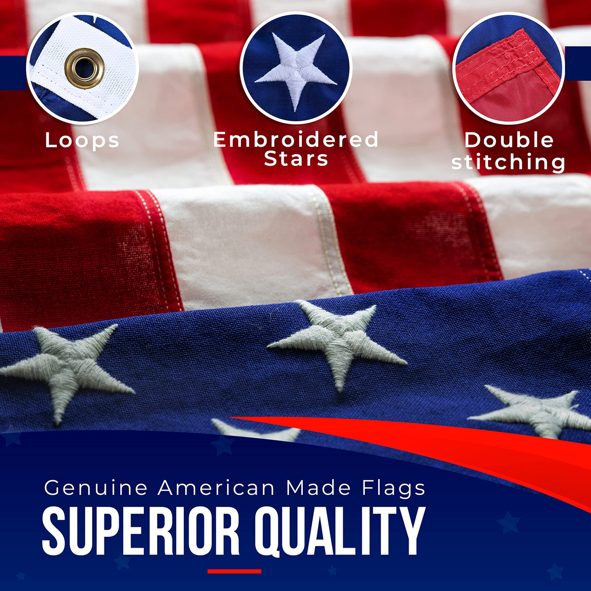 American Flag Made in Usa | American Flags for Outside 3X5