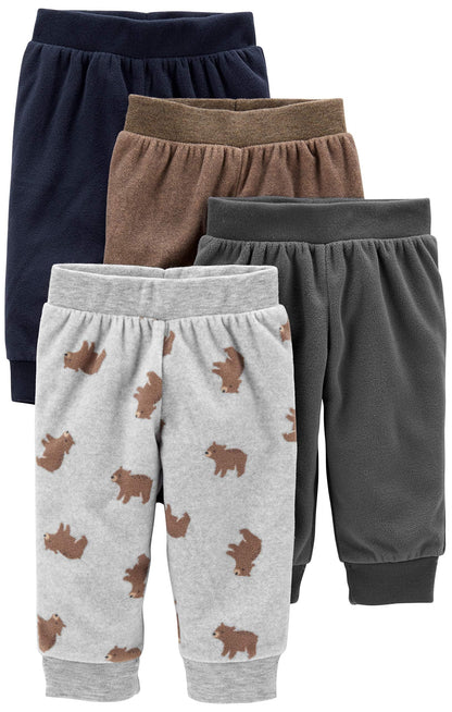Simple Joys by Carter's unisex-baby 4-pack Fleece Pants