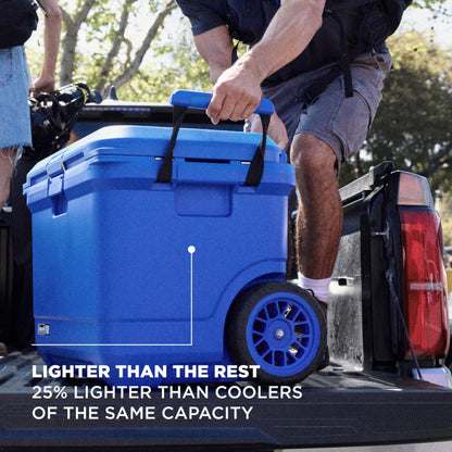 Coleman Pro Heavy-Duty 45qt Ultra-Light Premium Hard Cooler, Extra-Thick Insulation Keeps Ice Up to 4 Days, 74-Can Capacity