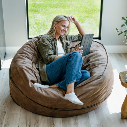 Big Joe Fuf Oversized Couch with Removable Cover
