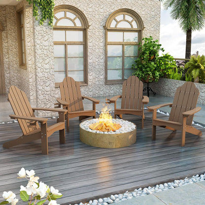 Lue Bona Hdps Adirondack Chairs Set