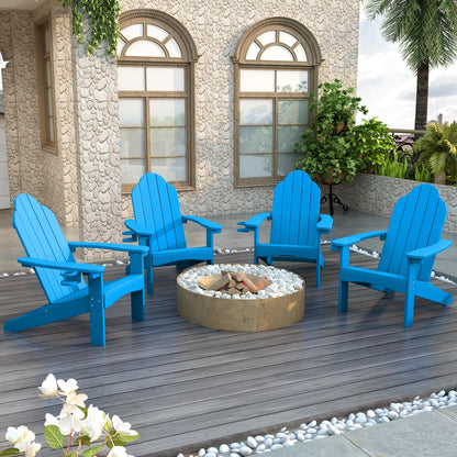 Lue Bona Hdps Adirondack Chairs Set