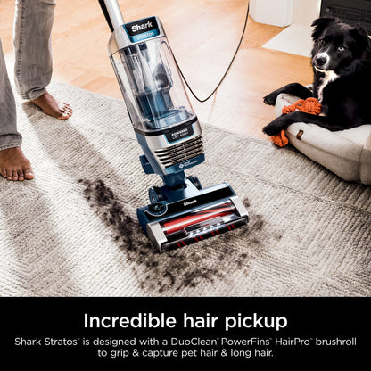 Shark AZ2002 Vertex Powered Lift-Away Upright Vacuum with Duoclean Powerfins, Self-Cleaning