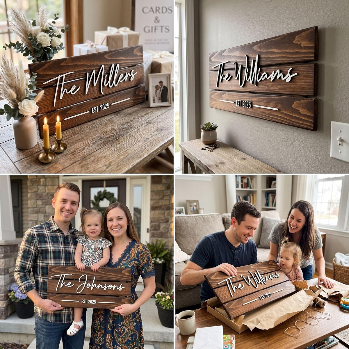 Wooden Name Sign Personalized and Custom
