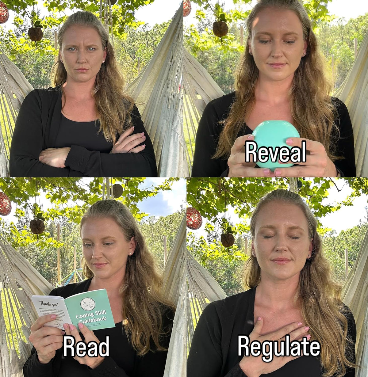 The Calm Ball – Therapist-Designed Coping Skills Magic 8 Ball with 20 Calming Strategies & Guidebook