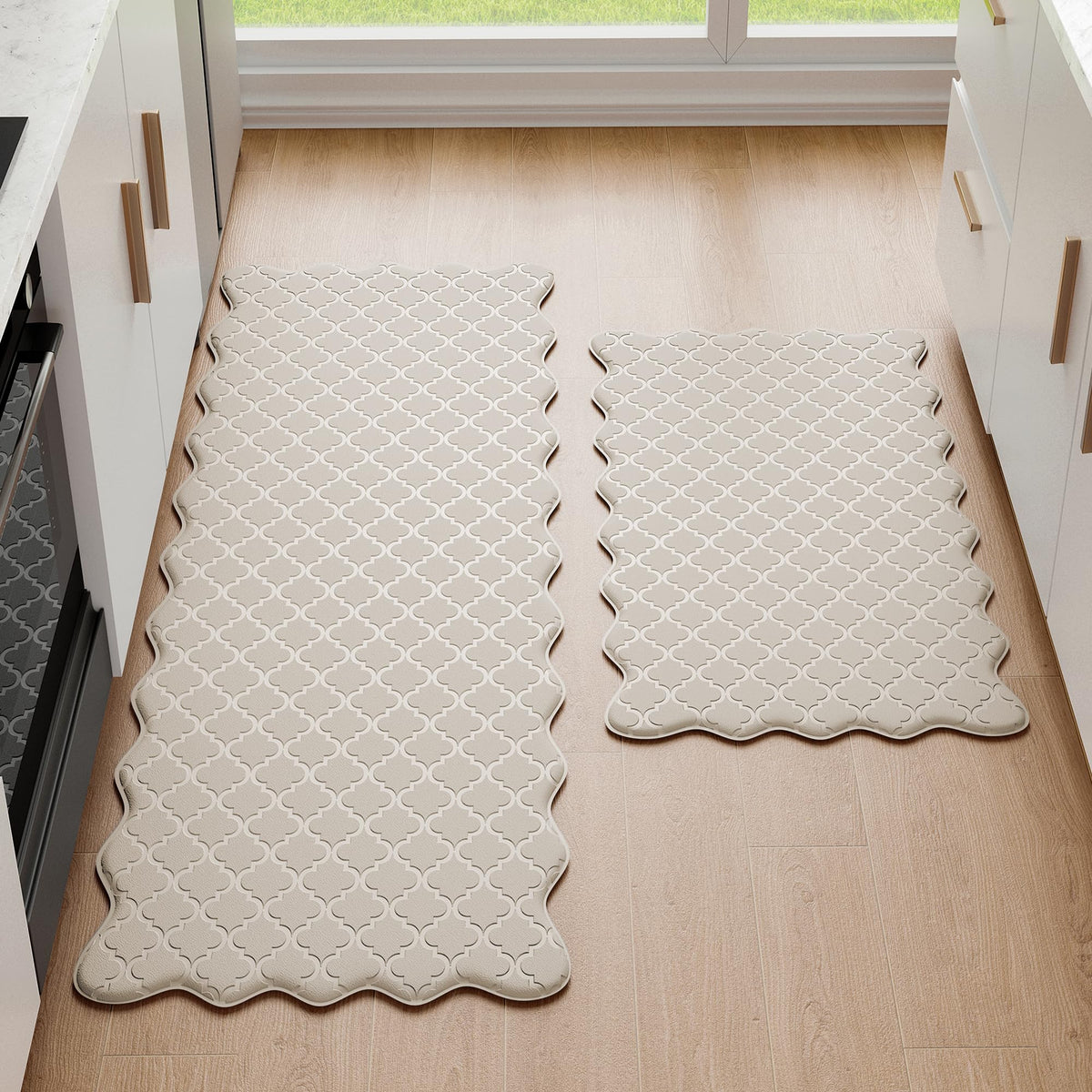 Arenarug Upgrade Scalloped Embossed Kitchen Mats