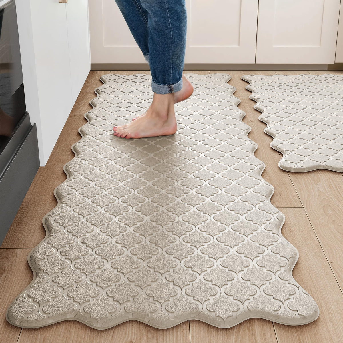 Arenarug Upgrade Scalloped Embossed Kitchen Mats