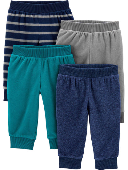 Simple Joys by Carter's unisex-baby 4-pack Fleece Pants