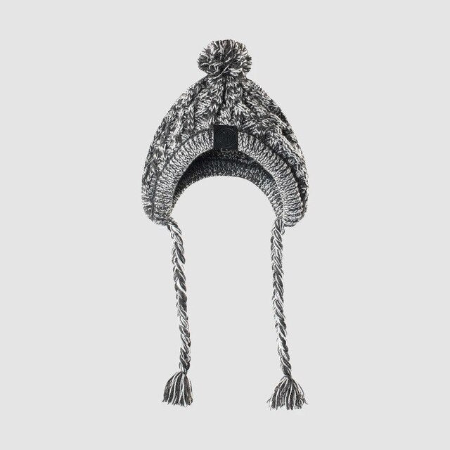Autumn Winter Warm Knitted Pet Hats with Fluffy Ball