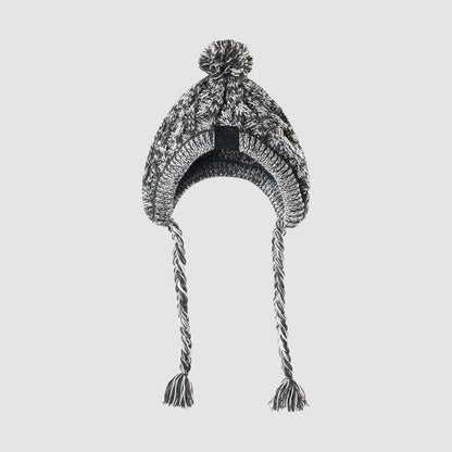 Autumn Winter Warm Knitted Pet Hats with Fluffy Ball
