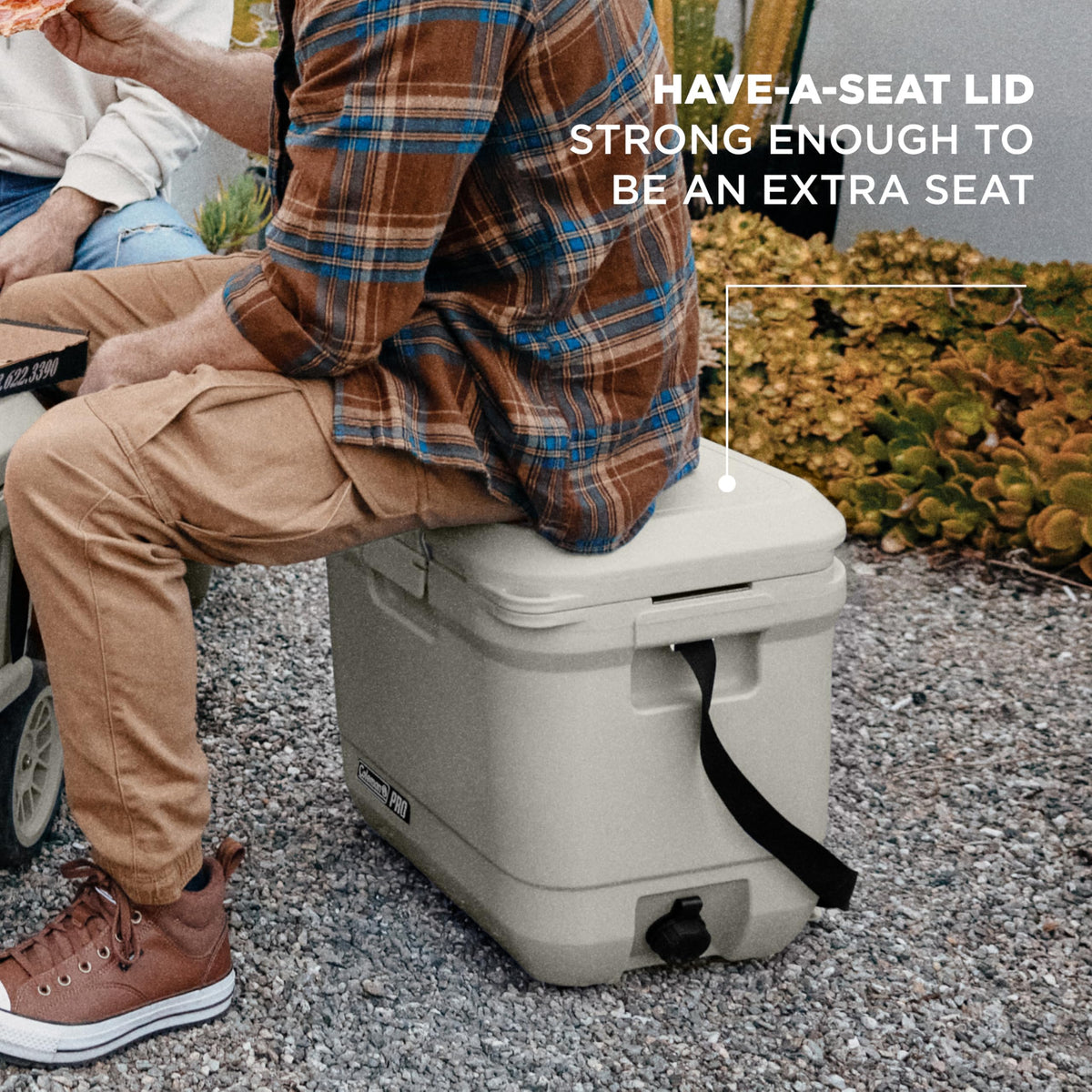 Coleman Pro Heavy-Duty 45qt Ultra-Light Premium Hard Cooler, Extra-Thick Insulation Keeps Ice Up to 4 Days, 74-Can Capacity