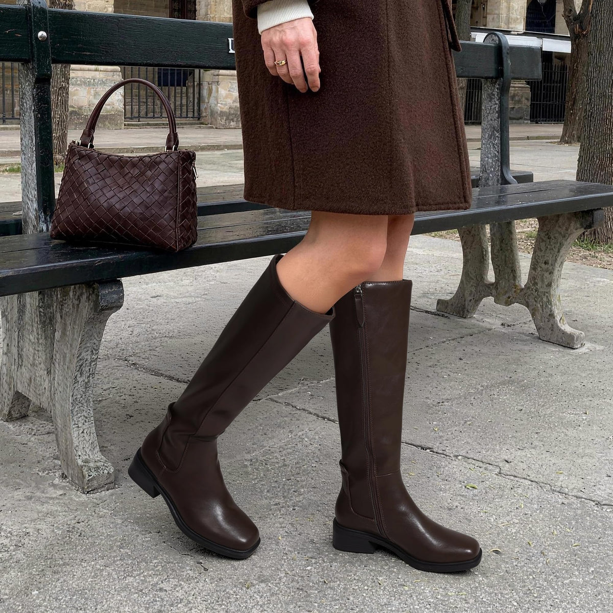 DREAM PAIRS Women's Knee High Riding Tall Boots