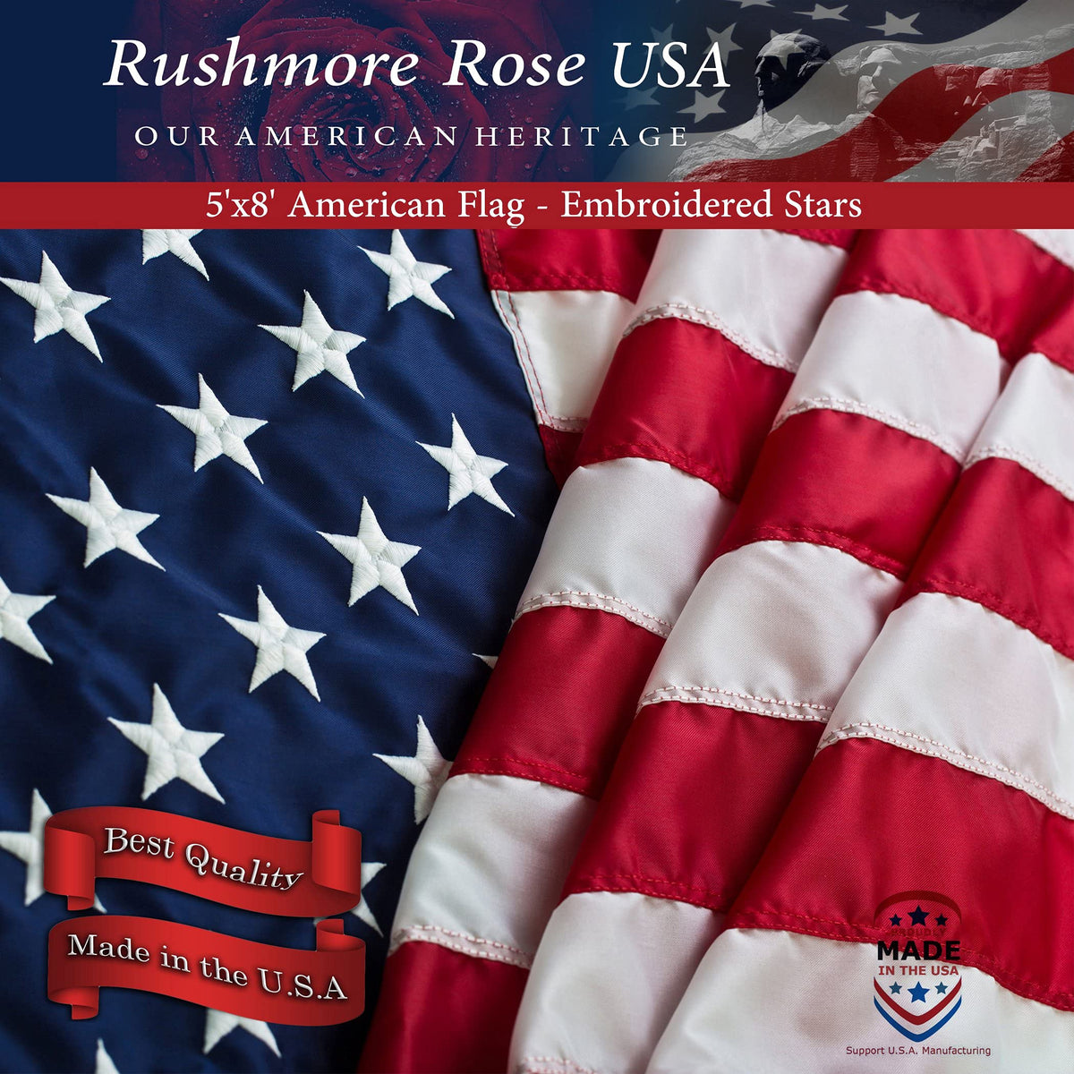 American Flag Made in Usa | American Flags for Outside 3X5