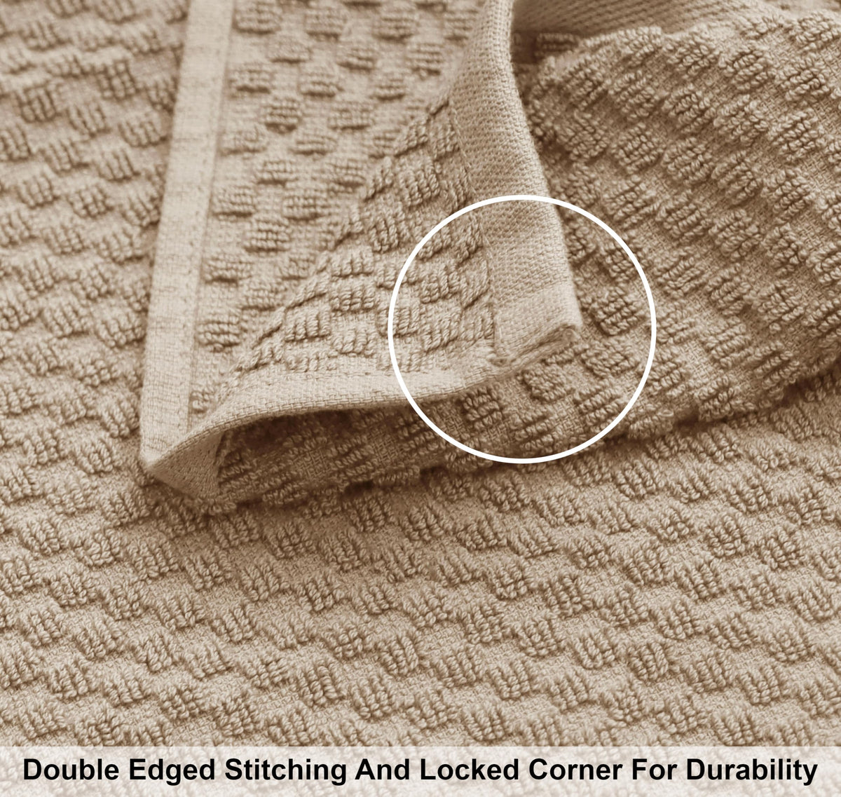 Cotton Craft- Euro Spa Set of 4 Luxury Waffle Weave Bath Towels, Oversized Pure Ringspun Cotton, 30 Inch X 56 Inch, White