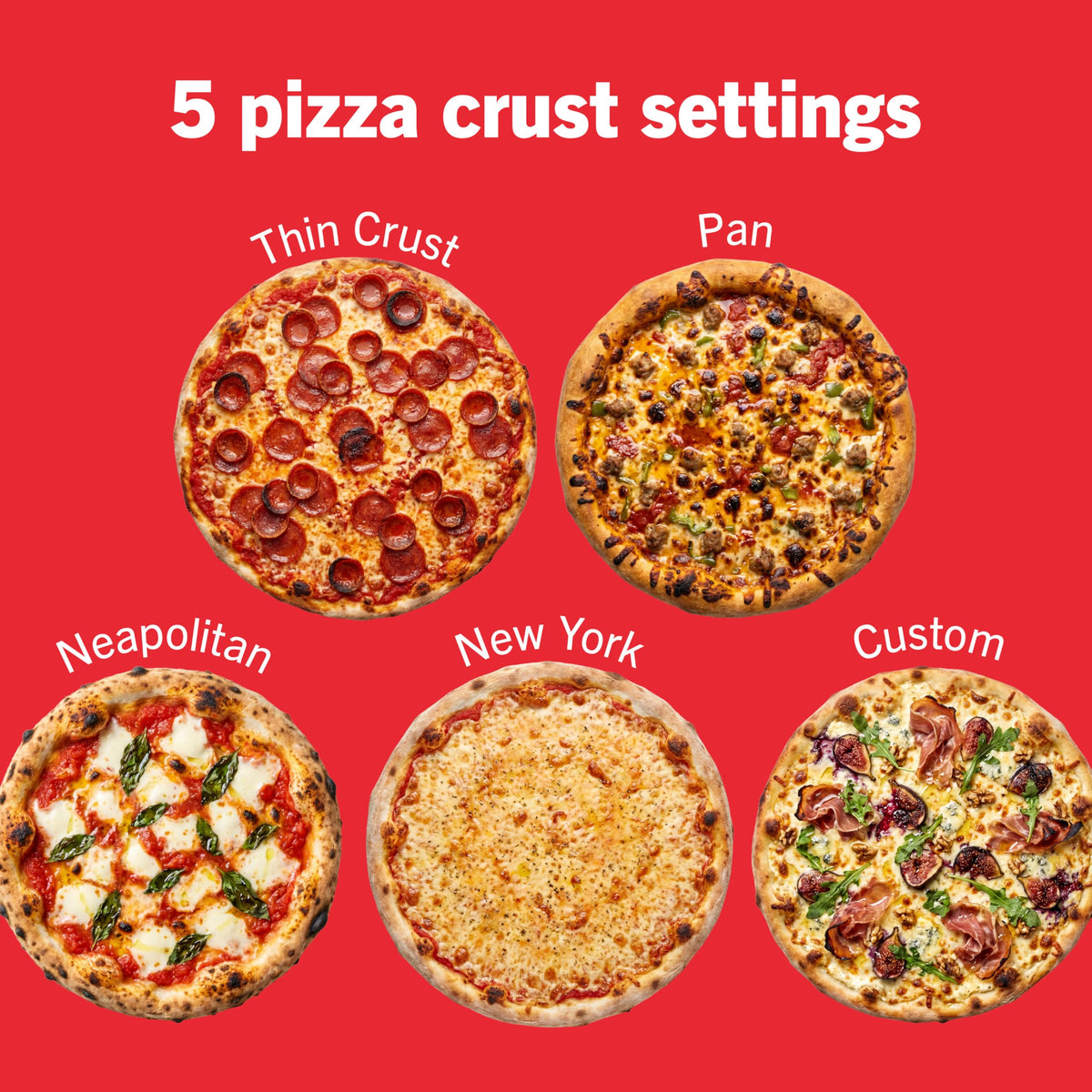 Ninja Artisan Electric Outdoor Pizza Oven with Stone | 12-Inch Pizza in 3-Minutes