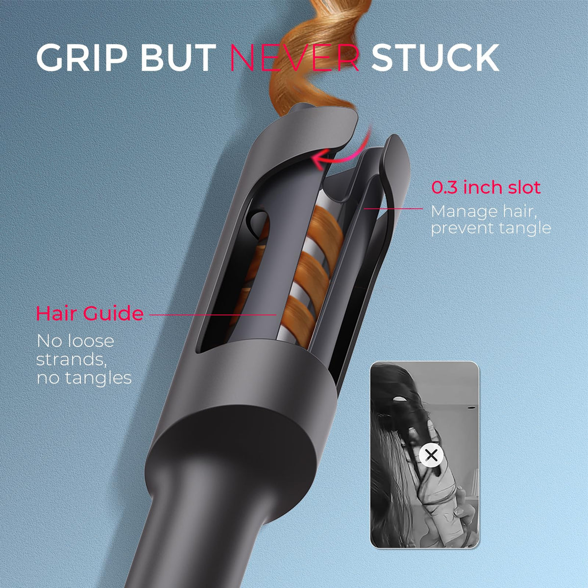 Tymo Automatic Rotating Curling Iron