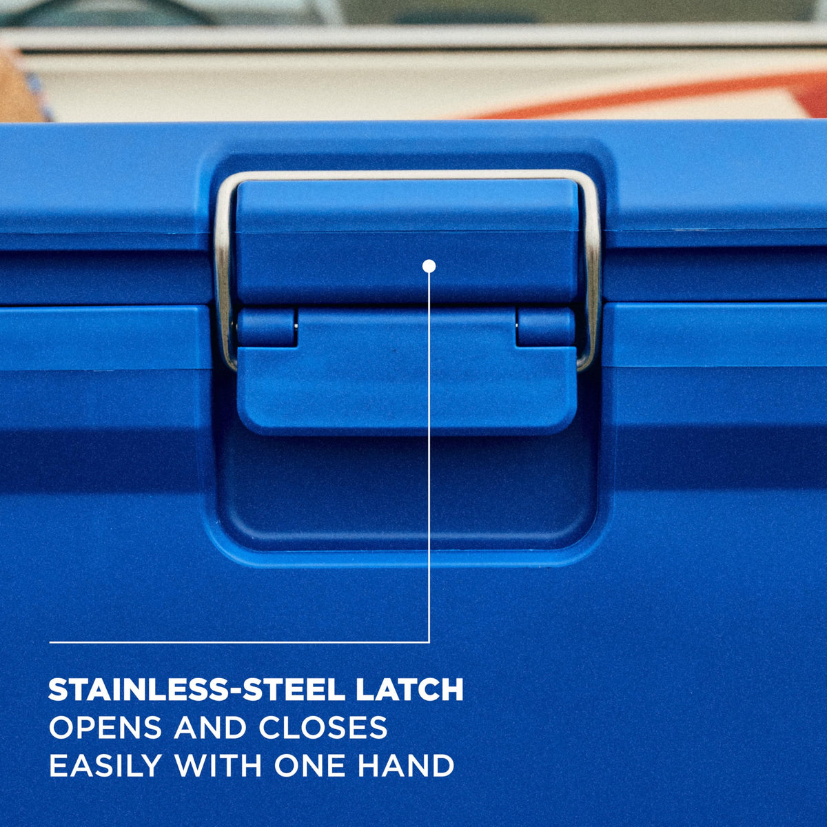 Coleman Pro Heavy-Duty 45qt Ultra-Light Premium Hard Cooler, Extra-Thick Insulation Keeps Ice Up to 4 Days, 74-Can Capacity