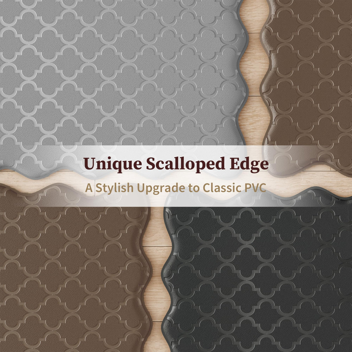 Arenarug Upgrade Scalloped Embossed Kitchen Mats