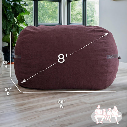 Big Joe Fuf Oversized Couch with Removable Cover