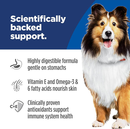 Hill's Science Diet Adult Sensitive Stomach & Skin Wet Dog Food, Turkey & Rice, 12.5 Oz. Cans, 12-Pack