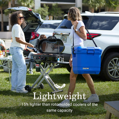 Coleman Pro Heavy-Duty 45qt Ultra-Light Premium Hard Cooler, Extra-Thick Insulation Keeps Ice Up to 4 Days, 74-Can Capacity