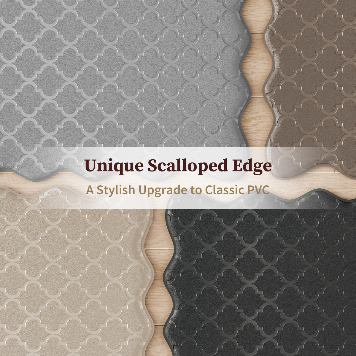 Arenarug Upgrade Scalloped Embossed Kitchen Mats