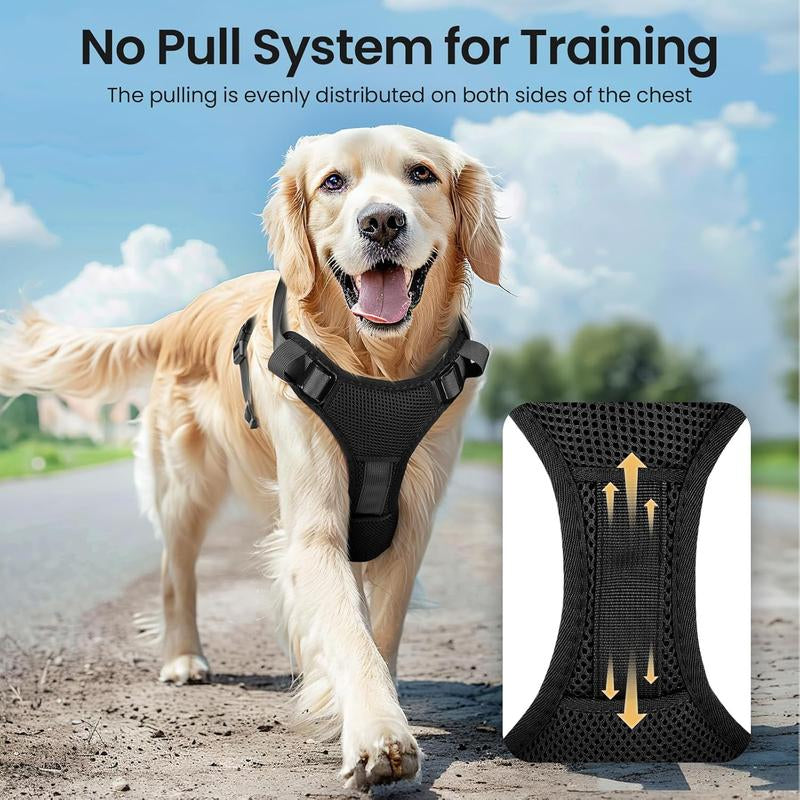 Illuminate Your Dog's Adventures: Rechargeable LED Harness for All Sizes - Breathable, Adjustable, Waterproof & Easy to Use! Perfect for Walking & Training