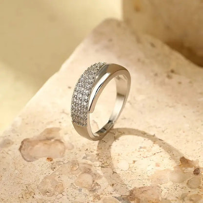Elegant Adjustable Sparkle Ring