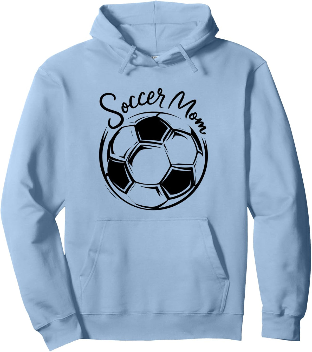 Soccer Mom Proud Football Mothers Game Day Sporty Moms Pullover Hoodie