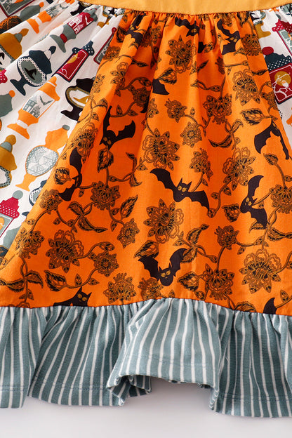 Platinum Yellow Halloween Twirl Dress