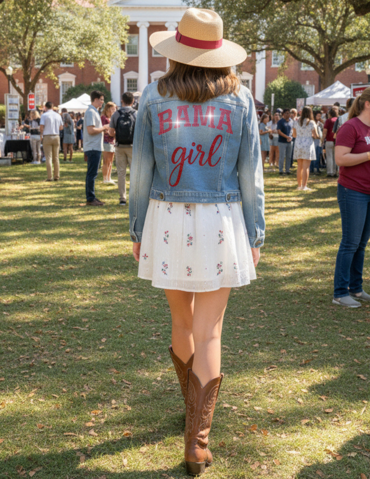 University of Alabama Bama Girl Blue Denim Jacket