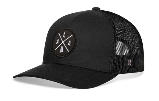 Alabama Trucker Hat | Black Ala X Snapback