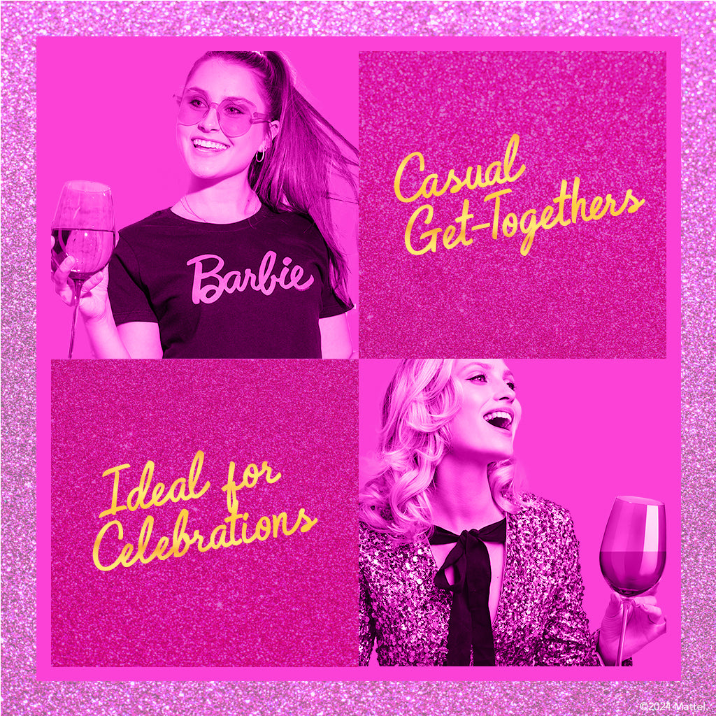 Barbie X Dragon Glassware Wine Glasses