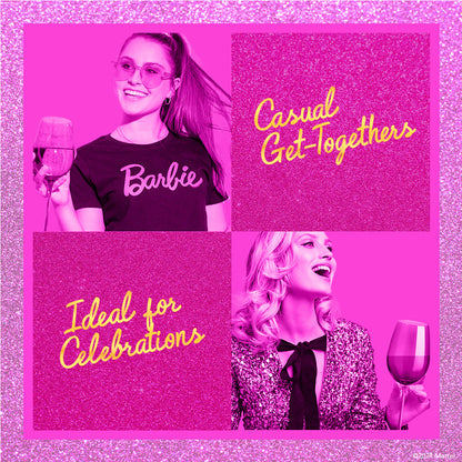 Barbie X Dragon Glassware Wine Glasses