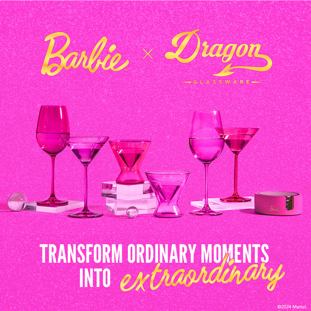 Barbie X Dragon Glassware Wine Glasses