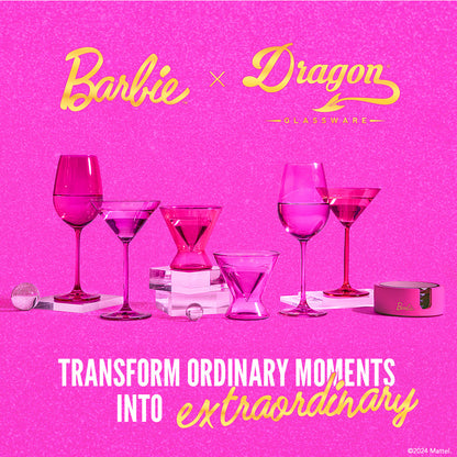 Barbie X Dragon Glassware Wine Glasses