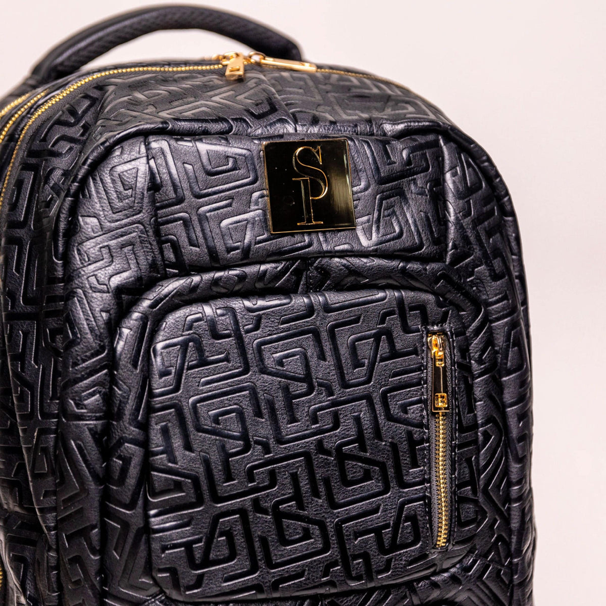 Black Monogram Leather Patented Carry-On Backpack (Only 150 Made)