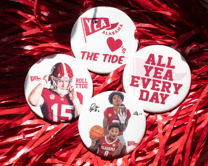 Yea Alabama Buttons