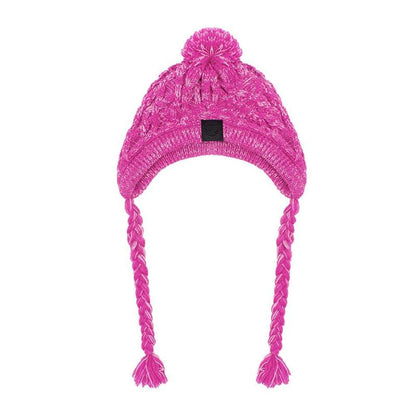 Autumn Winter Warm Knitted Pet Hats with Fluffy Ball