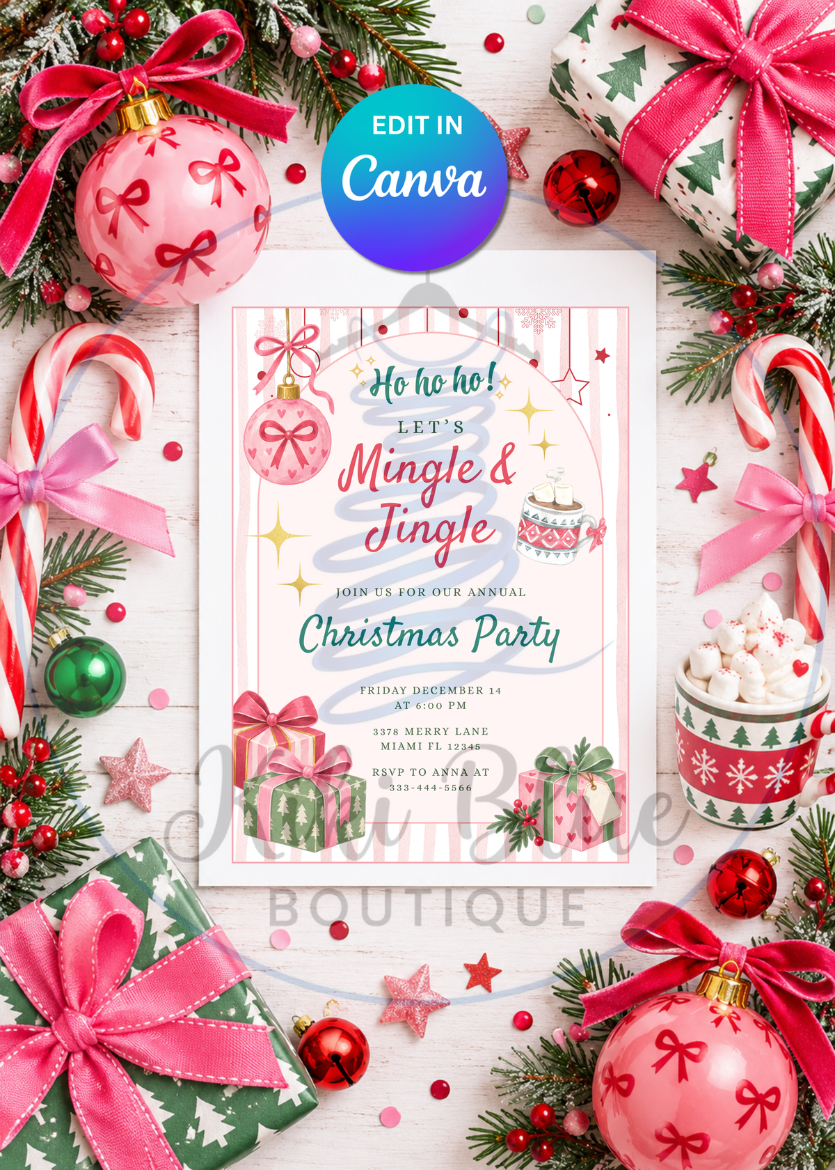 Mingle & Jingle Invite