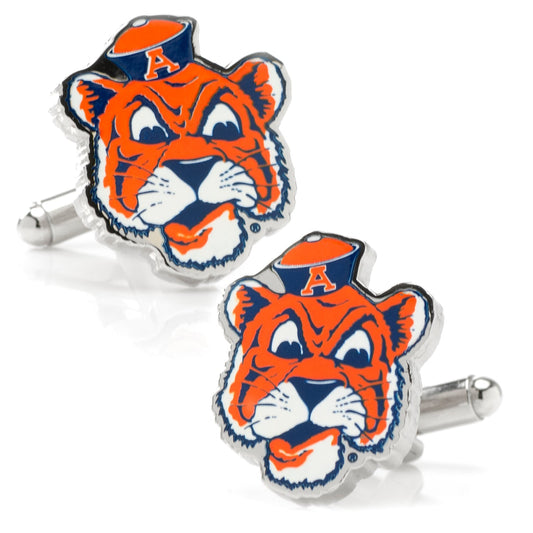 NCAA Auburn University Tigers Throwback Cufflinks