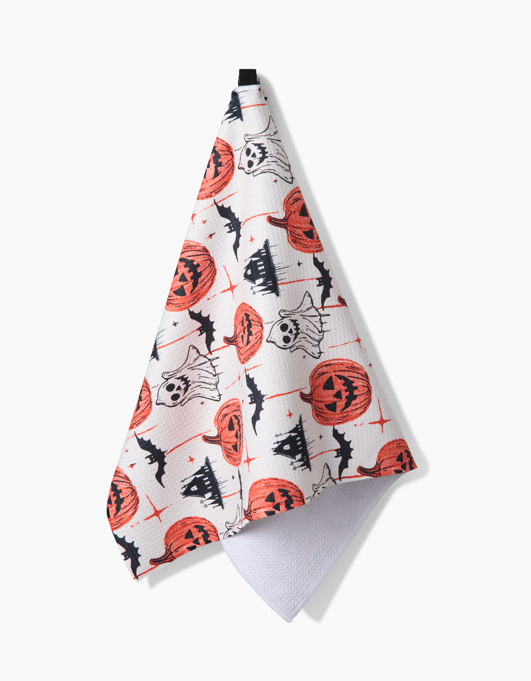 Halloween Is Here Geometry Tea Towel