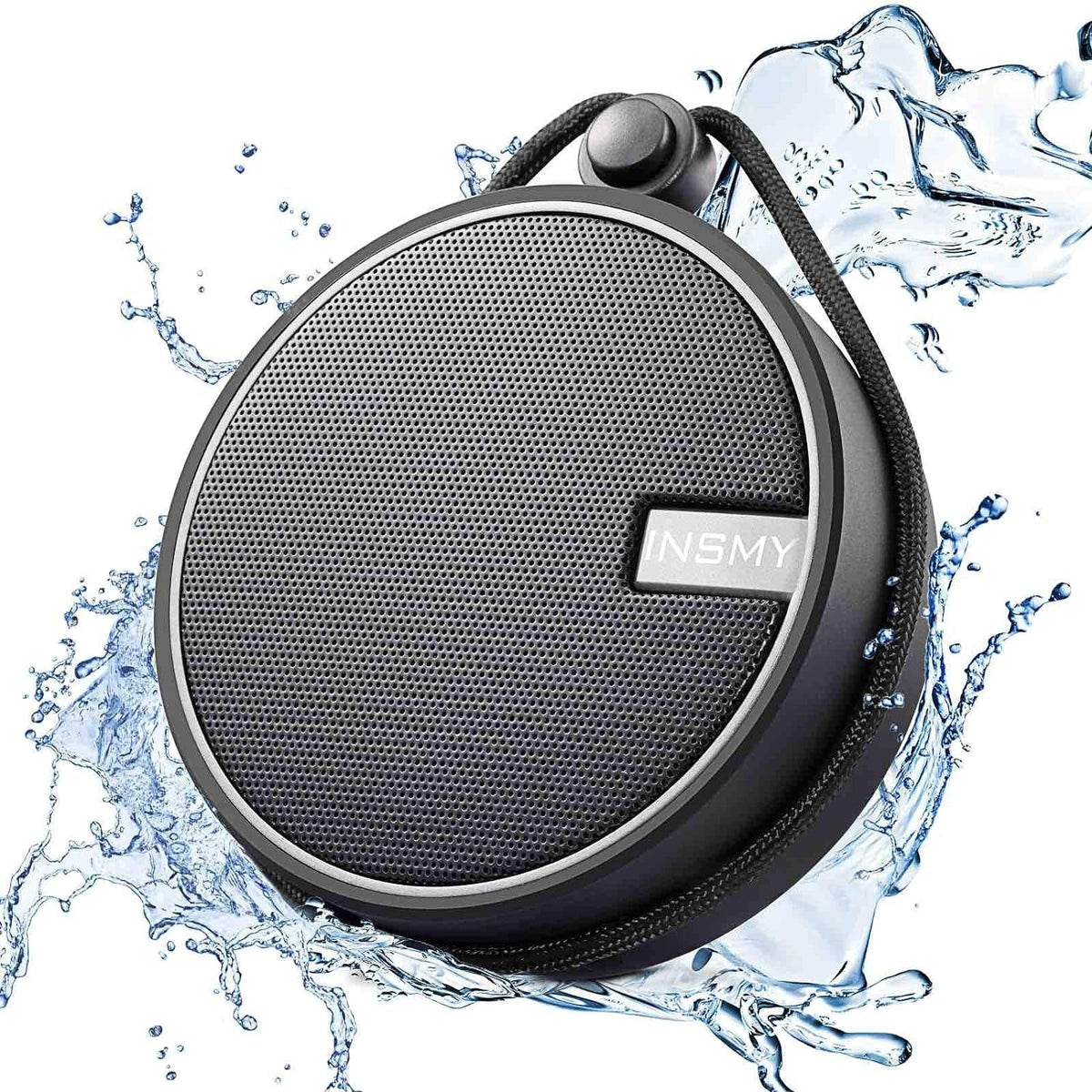 Insmy C12 IPX7 Waterproof Shower Bluetooth Speaker
