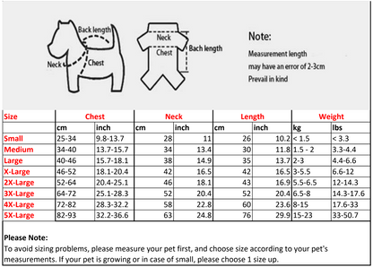 The Dog Face Pet Raincoat