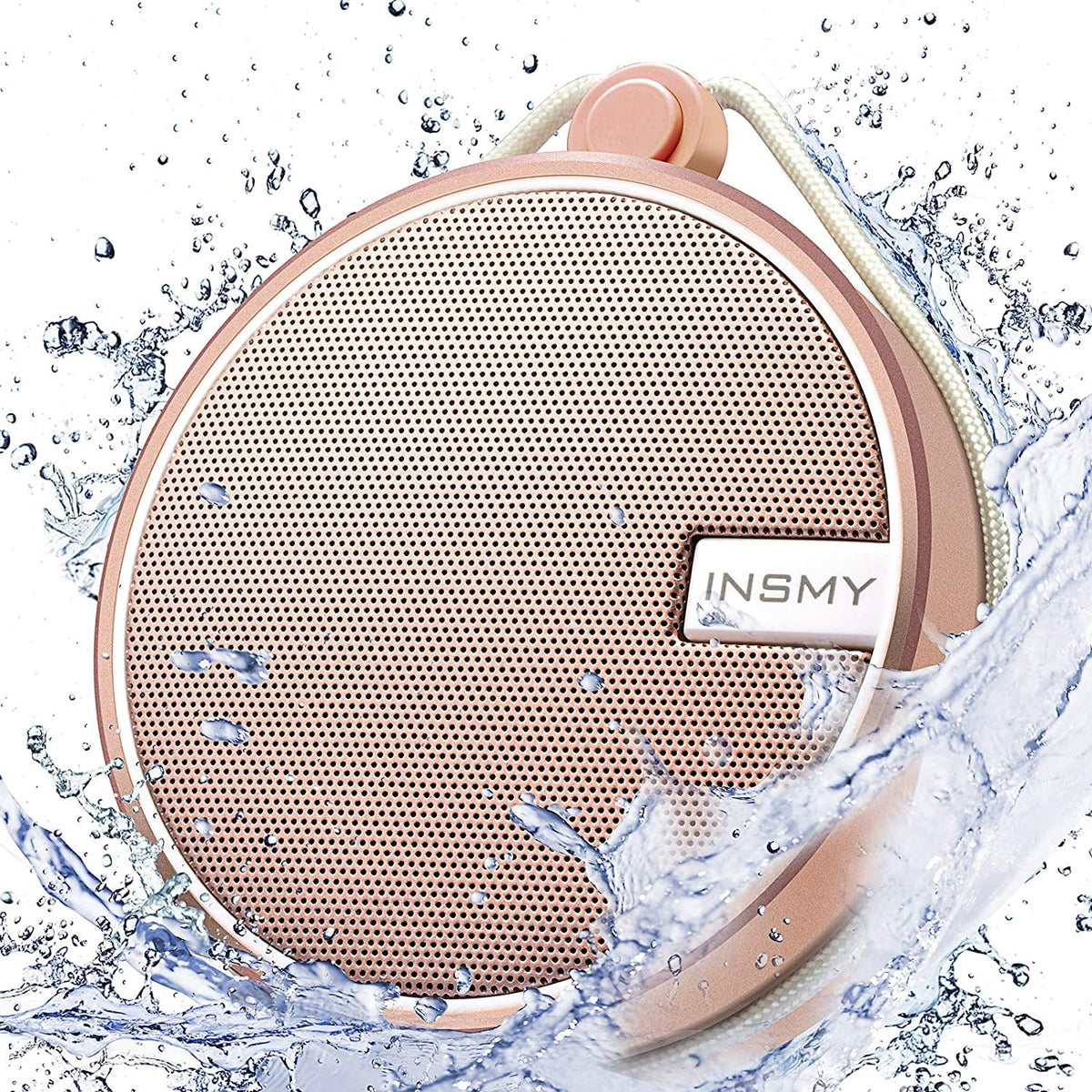 Insmy C12 IPX7 Waterproof Shower Bluetooth Speaker