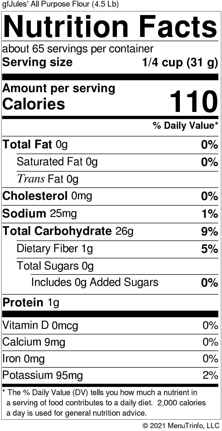 Gfjules All Purpose Gluten Free Flour