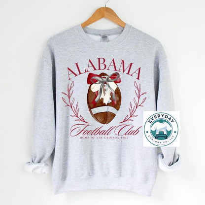 Alabama Football Club Crewneck - In-House Crafted Quality | Everyday Customs Co