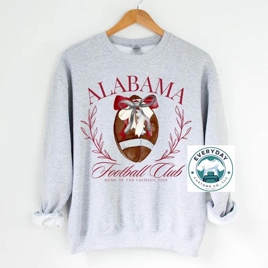 Alabama Football Club Crewneck - In-House Crafted Quality | Everyday Customs Co