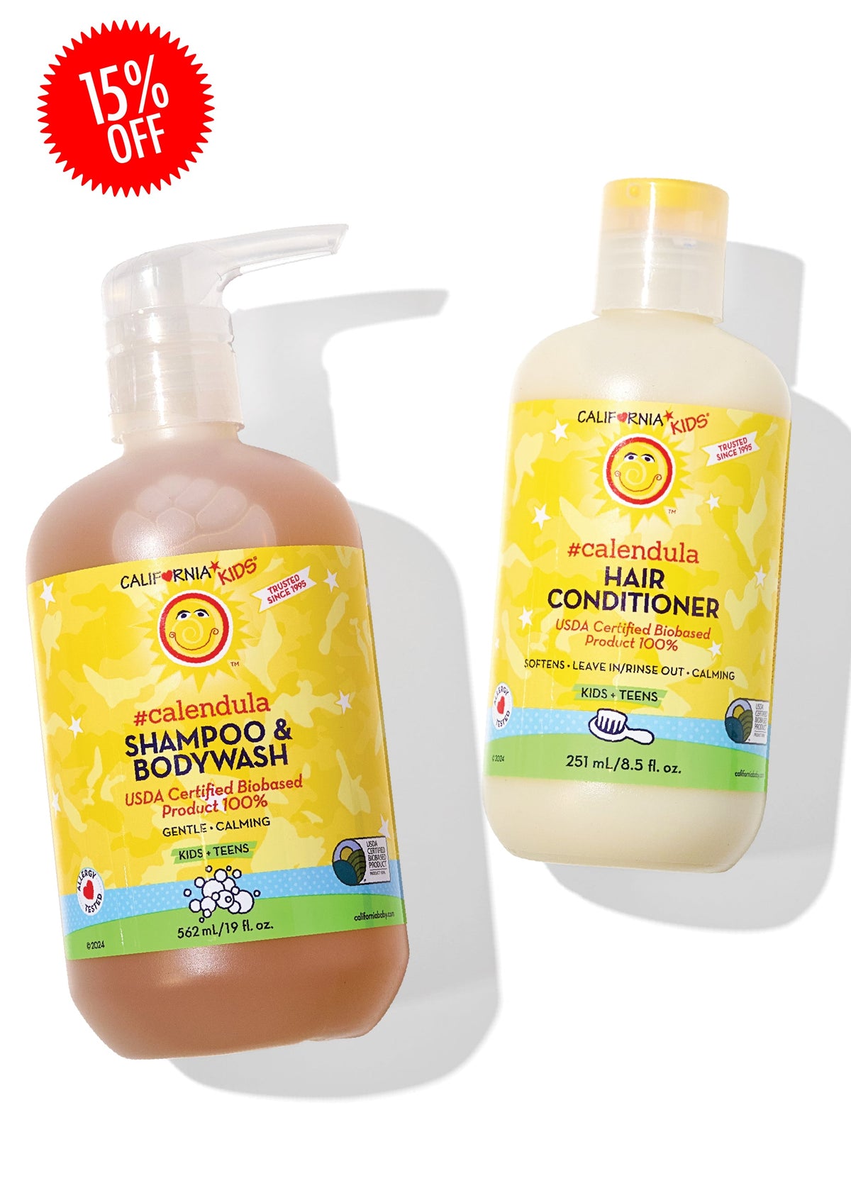 Kids #Calendula Shampoo + Conditioner Bundle